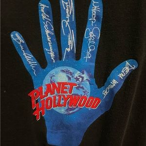 Vintage 1991 Planet Hollywood 5th Anniversary T-Shirt XL